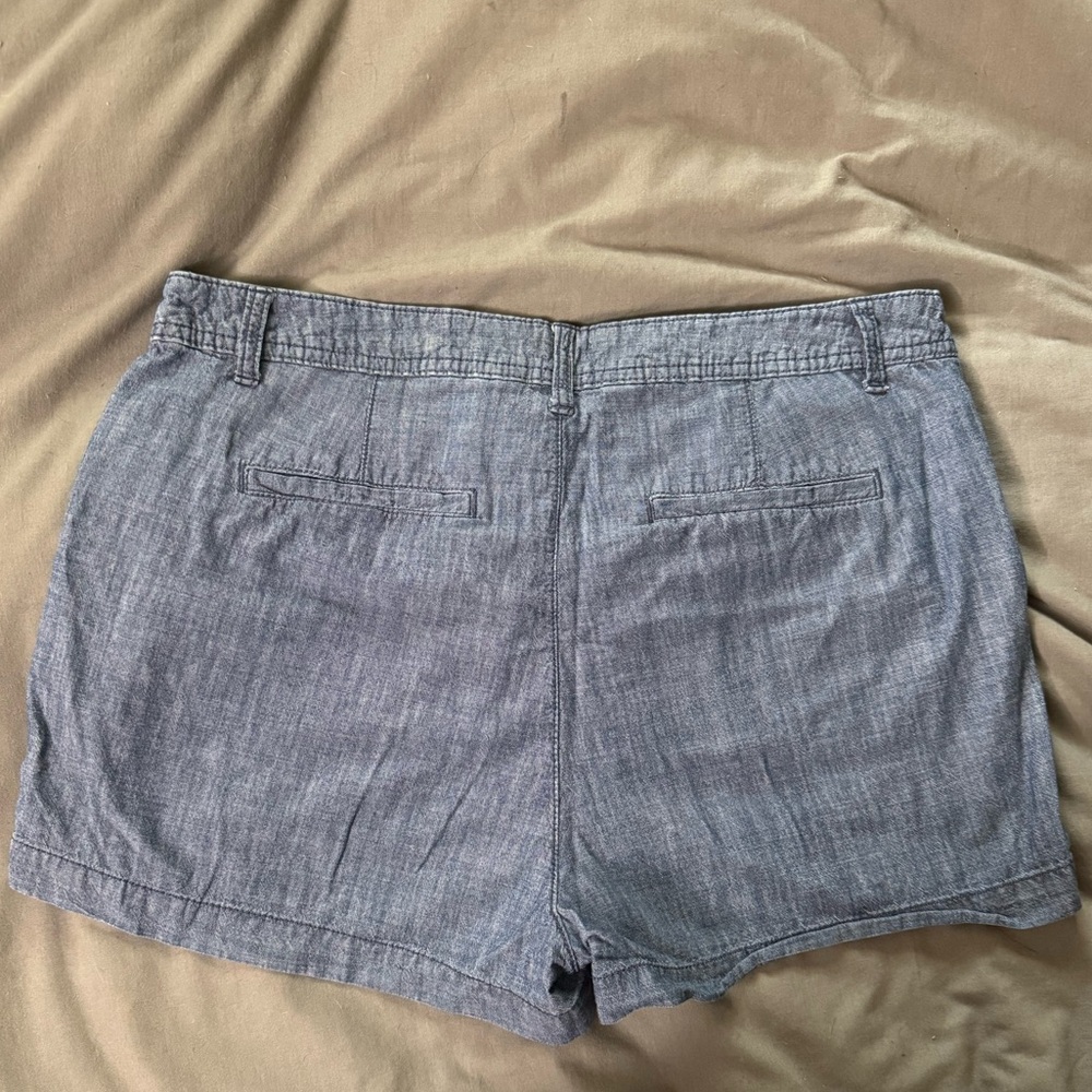 a new day Women's Blue Chambray Shorts - Picture 8 of 8